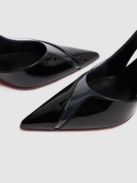 80mm Posticha patent leather & PVC pumps