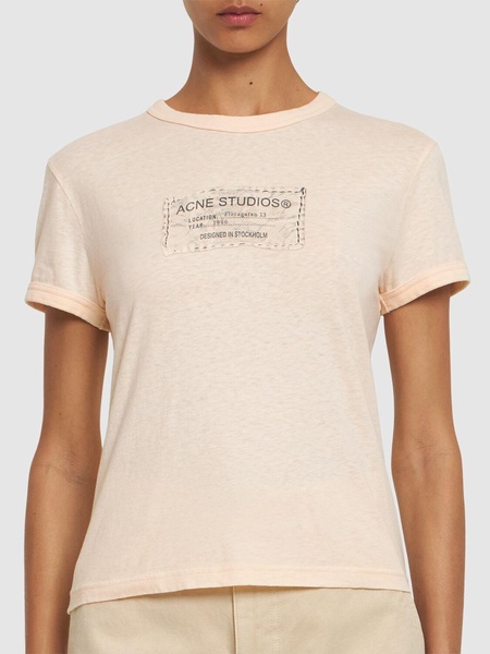 Cotton jersey logo t-shirt