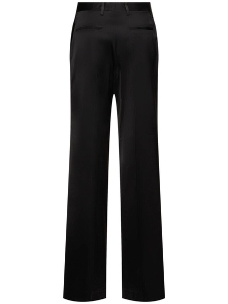 Portia viscose blend straight pants