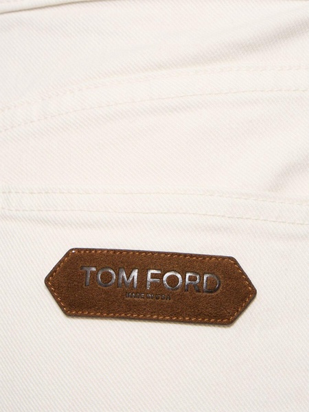 Stretch denim flared jeans