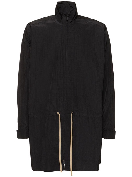 Ripstop mock neck jacket