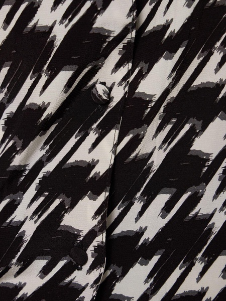 Aiden houndstooth print viscose shirt