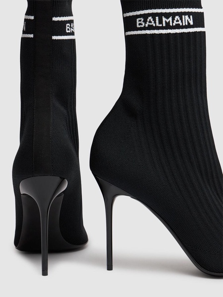 110mm Skye knit ankle boots