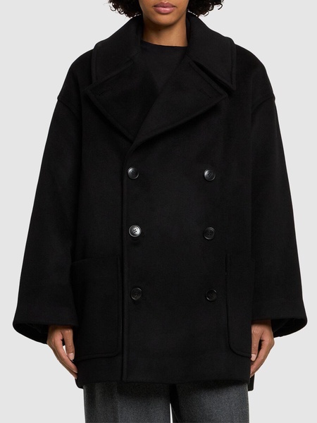 Marian oversize wool blend peacoat