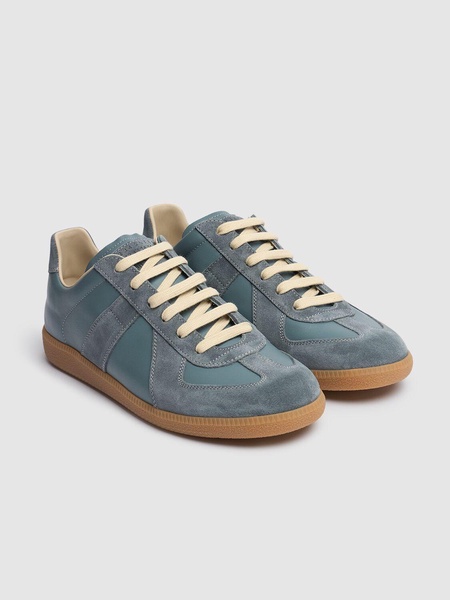 Replica low leather sneakers