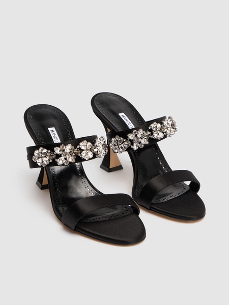 90mm Persan satin sandals