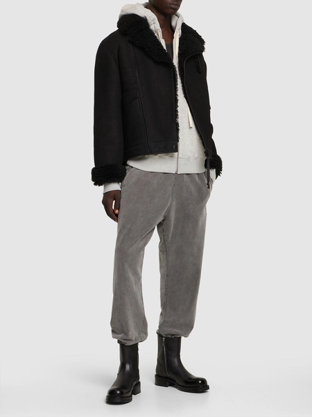 Pale vintage cotton sweatpants