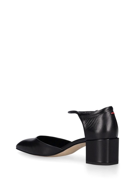 45mm Magda nappa leather heels