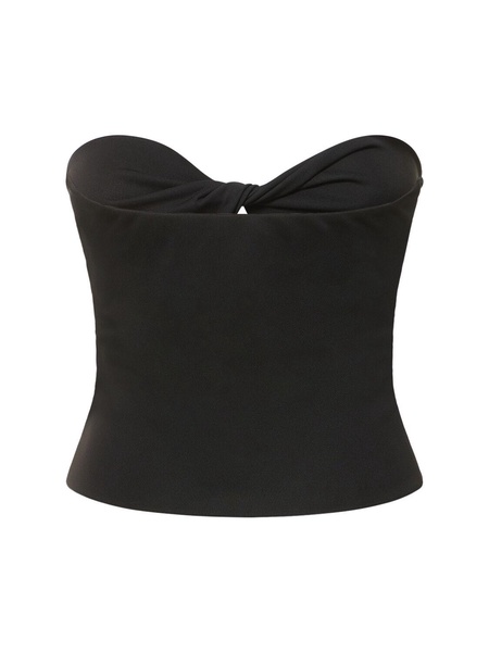 Lucille strapless stretch jersey top
