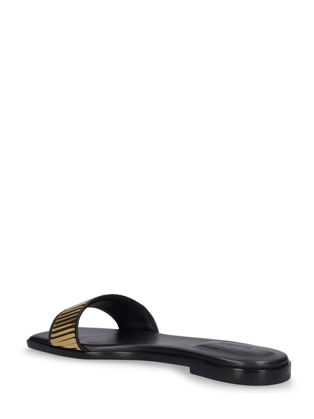Carter metallic slide sandals