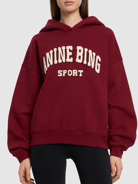 Alec logo cotton sweatshirt hoodie