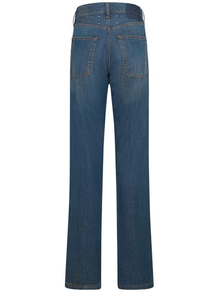 Five pocket straight denim jeans