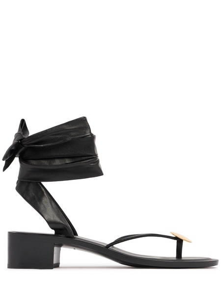 65mm Cord leather sandals