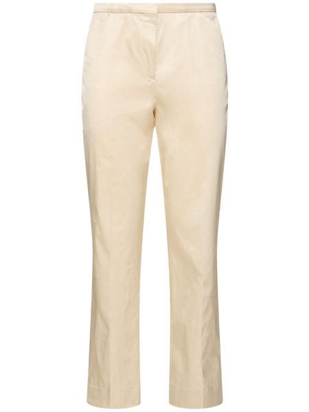 Cropped straight pants