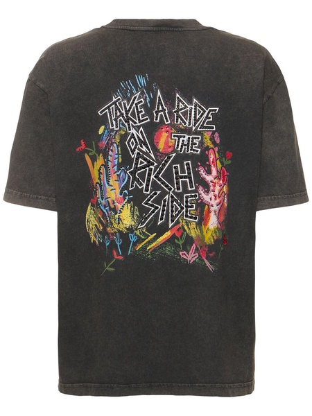 Jersey printed short sleeve t-shirt