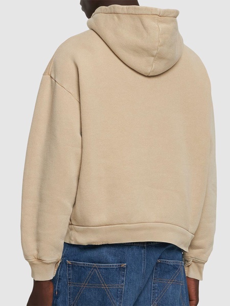 Element distressed cotton hoodie