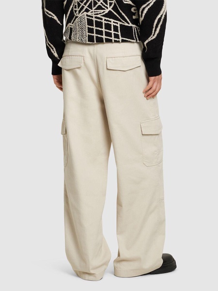 Patson cotton blend twill cargo pants