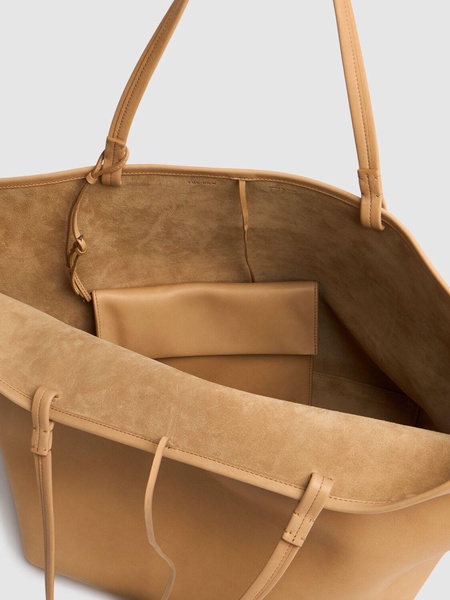 XL Park saddle leather tote bag