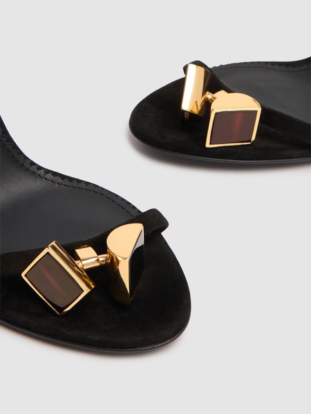 110mm Suede sandals