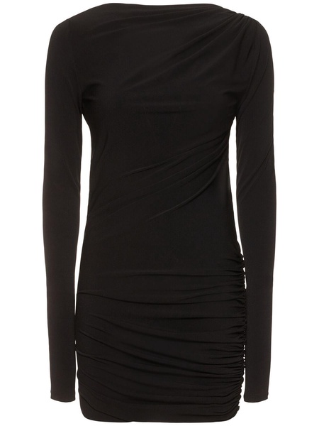Sophie open back jersey mini dress