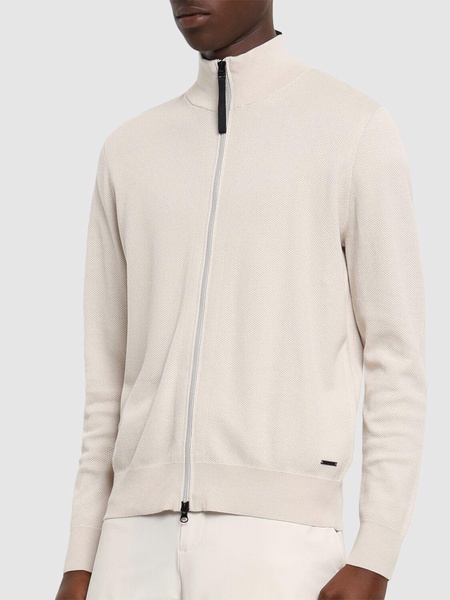 Fawan zip-up cardigan