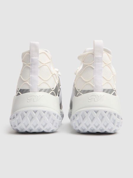 Viv Run cotton & mesh sneakers