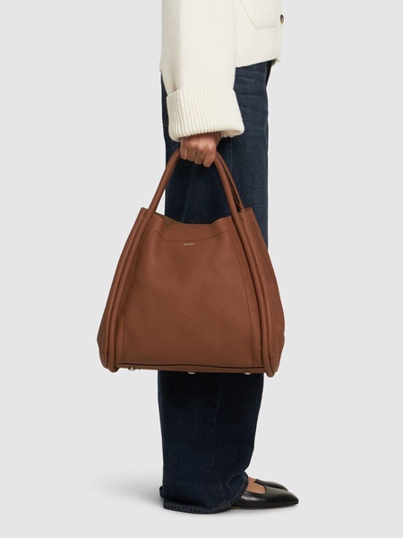 Large Marin drummed leather bag