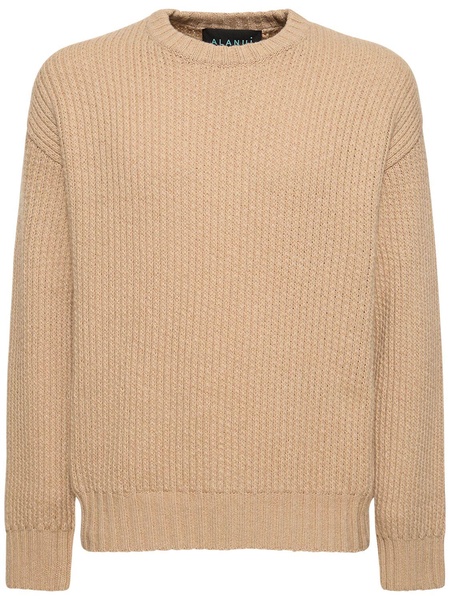 Cashmere & cotton knit sweater