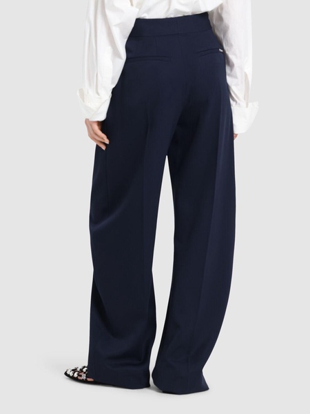 Gary gabardine wide pants