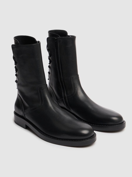 Heiko laced leather ankle boots