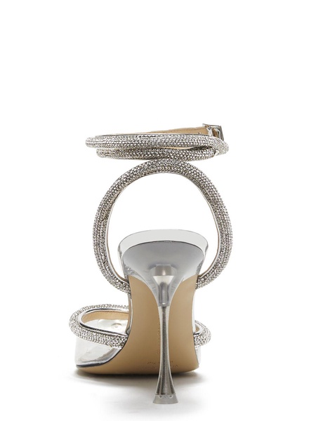 100mm Georgia embellished PVC pumps