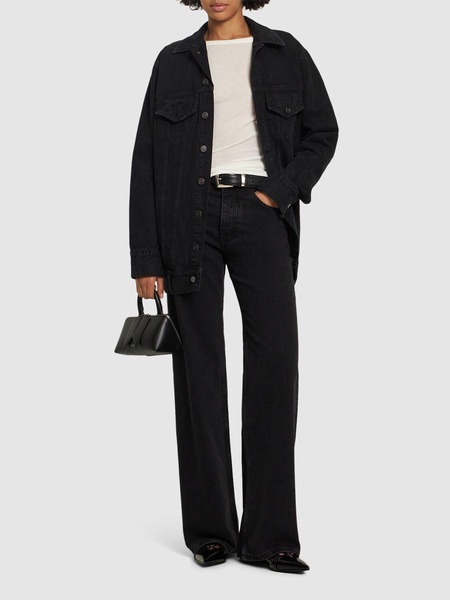 Hugh mid rise straight jeans