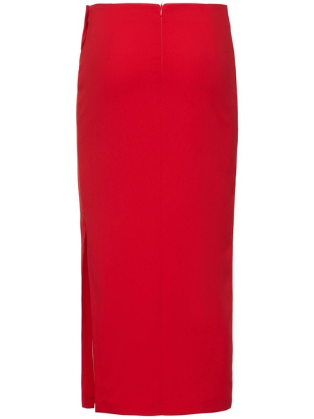 Technical split midi skirt