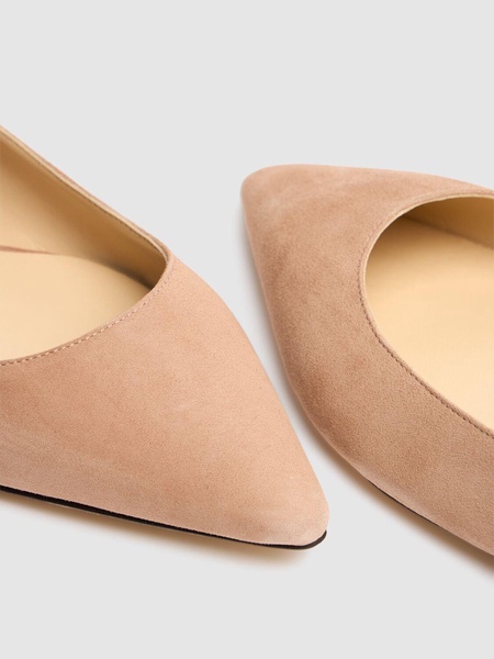10mm Romy suede ballerina flats