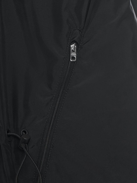 Logo plaque hooded parka