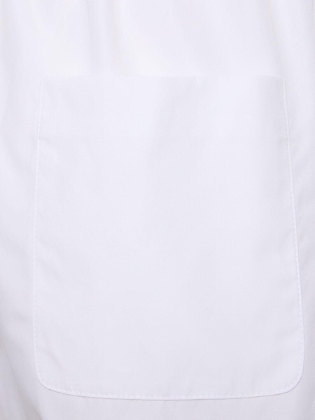 Baroque print poplin shorts