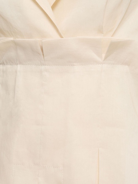 Sheer cotton organza shirt