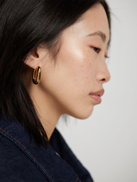 Small hoop earrings