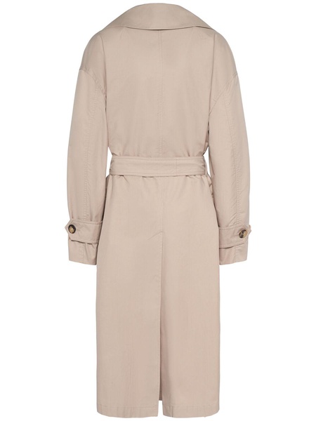 Mtrench twill trench coat