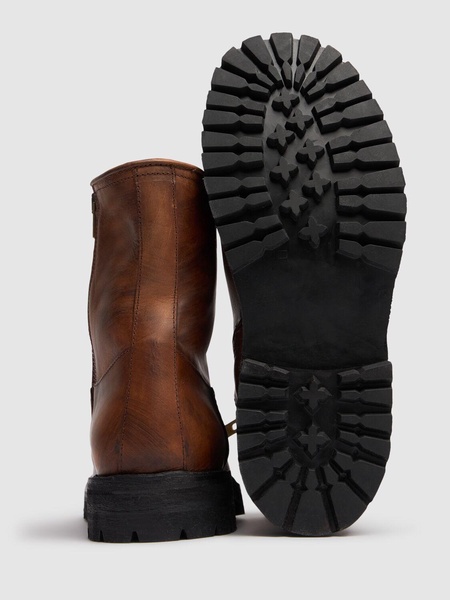 Bork leather ankle boots