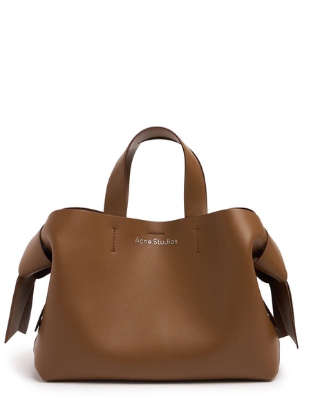 Musubi leather tote bag