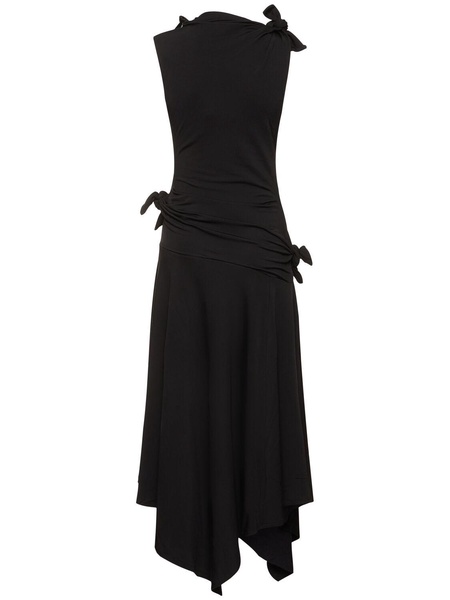 Enouk viscose blend jersey midi dress