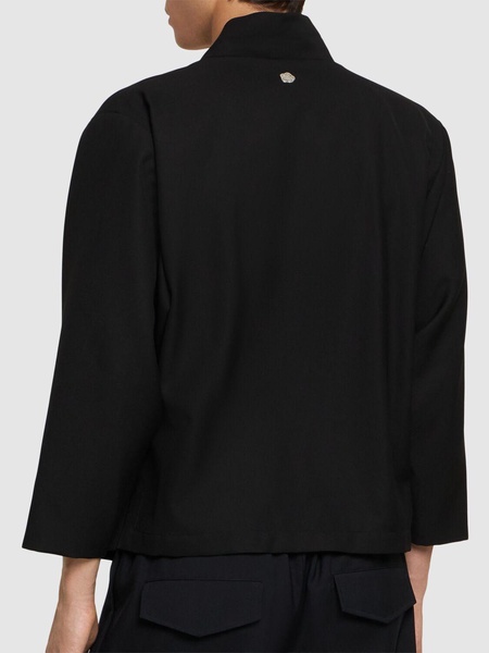 Kimono wool jacket