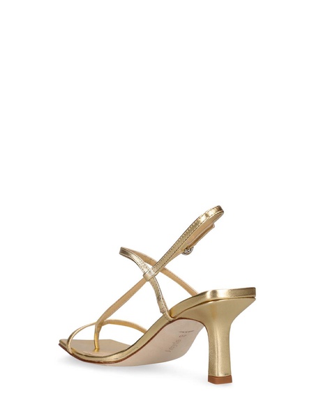 65mm Elise laminated leather sandals