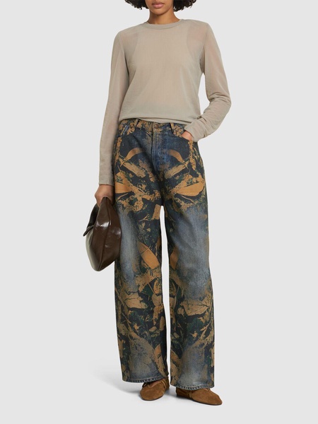 Mossy Oak low rise printed jeans