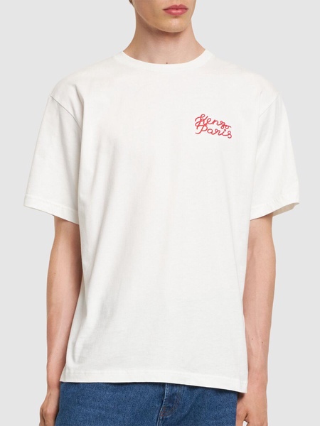 Oversized logo cotton t-shirt
