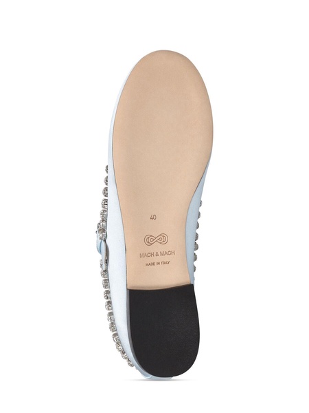 10mm Audrey satin ballerina flats