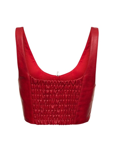 Zipped crop top