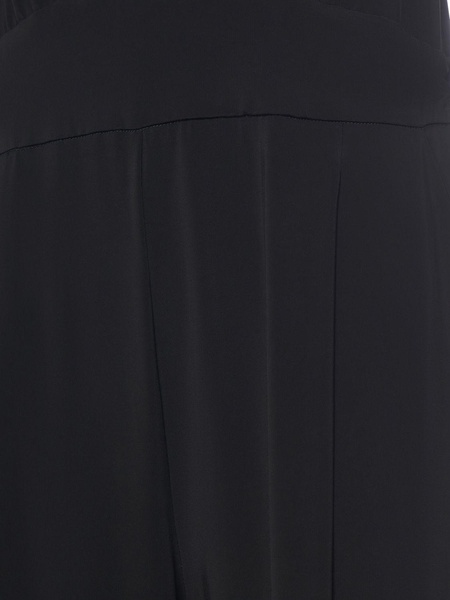 Nice viscose crepe halter neck jumpsuit