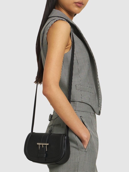 Mini T-Bar leather shoulder bag